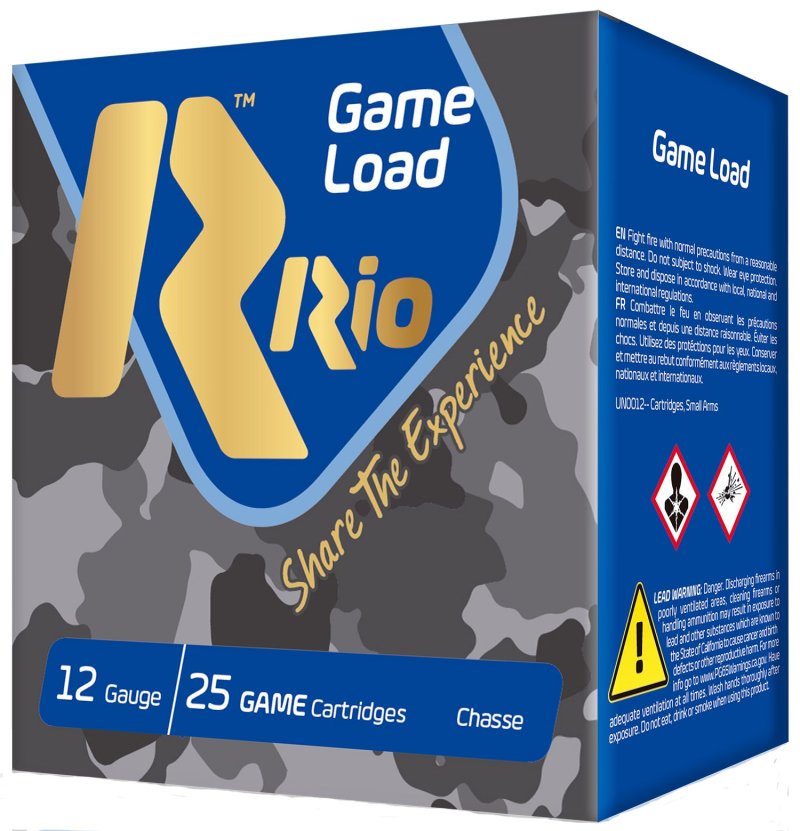 Rio Ammunition SG328 Game Load Super High Velocity 12 Gauge 2.75In 1Rd
