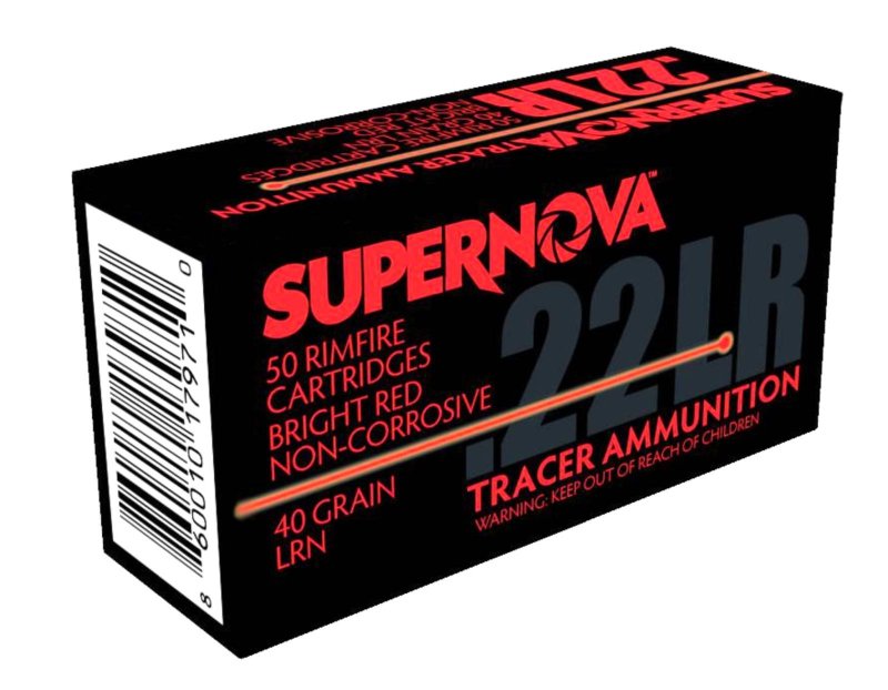 Piney Mountain PMSN22LRR 22LR Red Tracer Ammo 40gr LRN 50 Rounds
