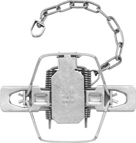 Duke Traps 0495 #2 Dogless Square Jaw Trap, Case of 12