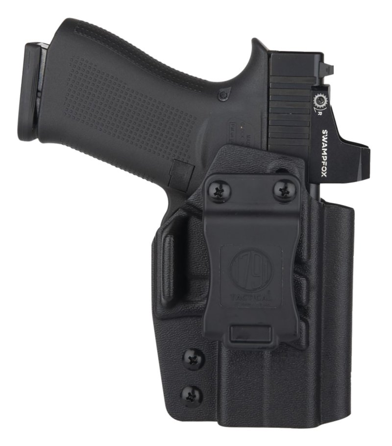 1791 Gunleather TACIWBG43XMOSBLKL Kydex IWB Holster Black