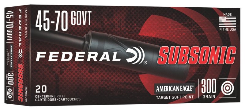 Federal 4570 300gr TSP Subsonic Ammunition 20/10