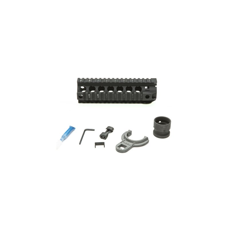 Bravo Company BCM-QRF-7-556-BLK 7In Picatinny Quad Rail Black