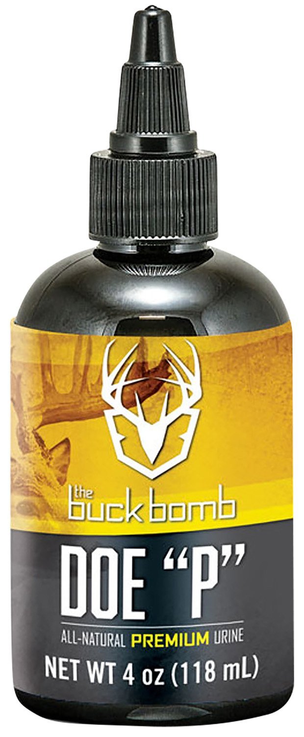 Hunters Specialties Buck Bomb Doe P - 4oz, 100% Pure Urine with 4 Wicks