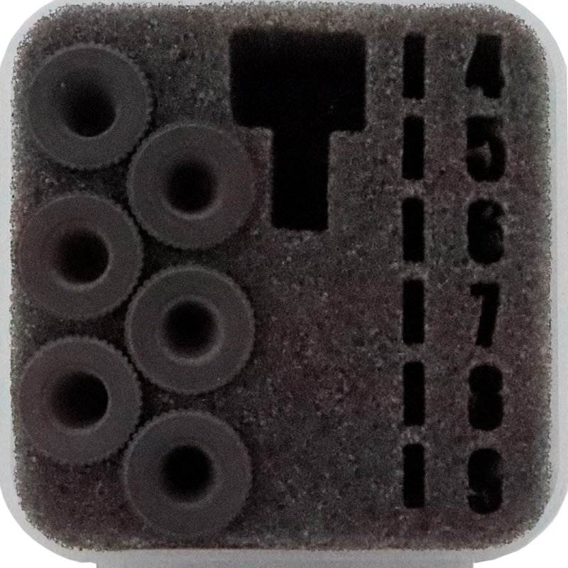 Specialty Archery IIAKT Rifle Peep Aperture Kit with 6 Apertures