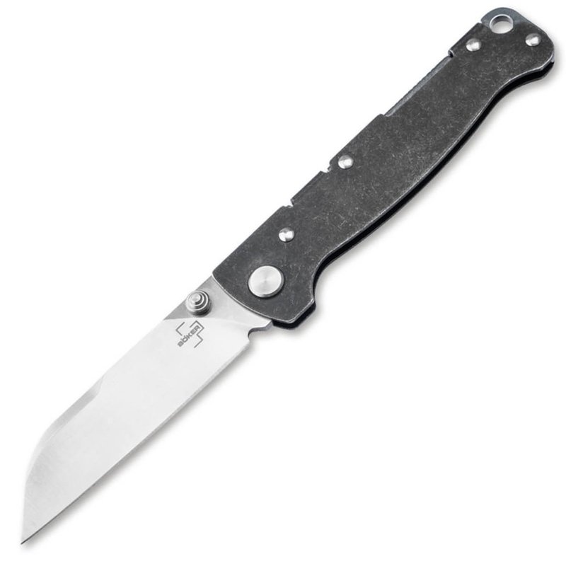 Boker Atlas Backlock Satin 2.72 Inch Folding Knife