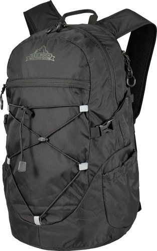 Red Rock Gear Scout 20L Backpack Black Hydration Compatible 600D