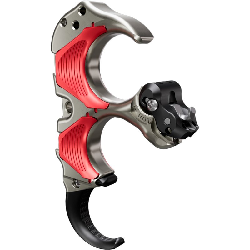 TRU Ball Aileron HBC Flex Release Red/Quick Silver 3 Finger THAF-RDQS-M