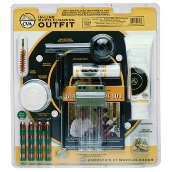 CVA Muzzle Accessories Outfit 50 Caliber Pellet Shooters AA1716