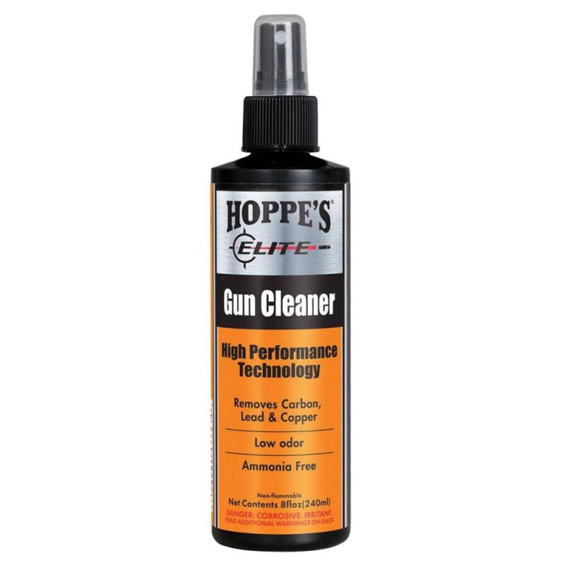 Hoppe's Elite GC8 Gun Cleaner - 8 oz Bottle - Cleans Carbon, Copper & Lead Fouling - Reduces Cleaning Time by 80%
