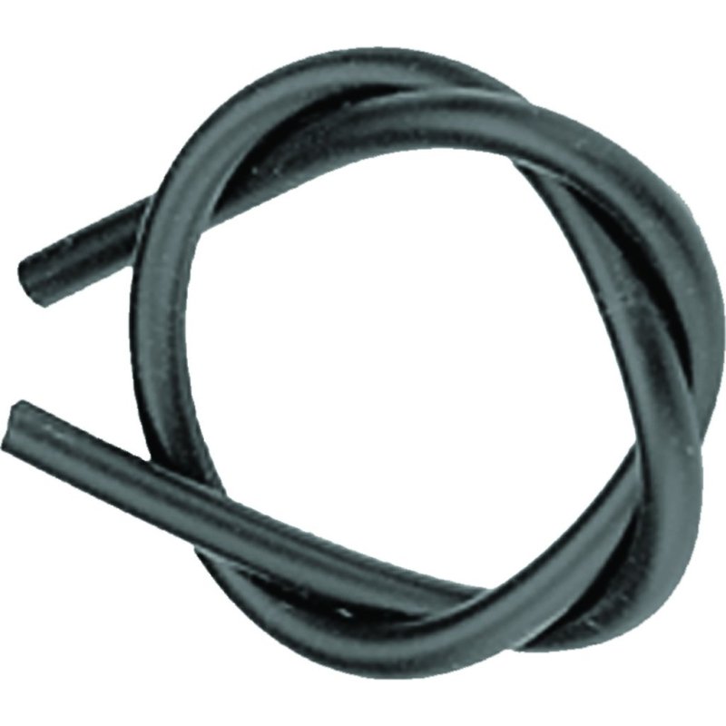 Pine Ridge Silicone Peep Tubing 25 ft Black, 2524-BK