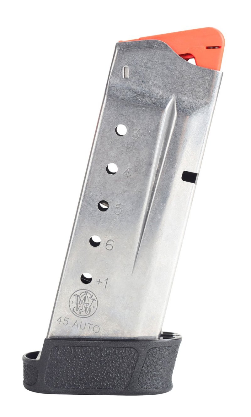Smith & Wesson M&P Shield Extended Magazine, 7-Round Capacity, .45 ACP, Black Finish