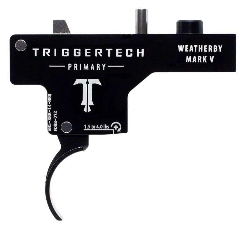 TriggerTech Weatherby Mark V Primary Curved Single Stage Trigger