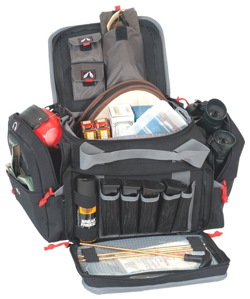 G Outdoors GPS-1411MRB Medium Range Bag Black 14"x11"x9"