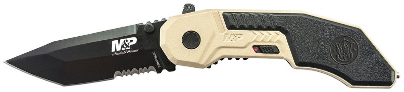 Uncle Henry SWMP3BSDCP M&P M.A.G.I.C. Folding Knife 2.80" Serrated Blade