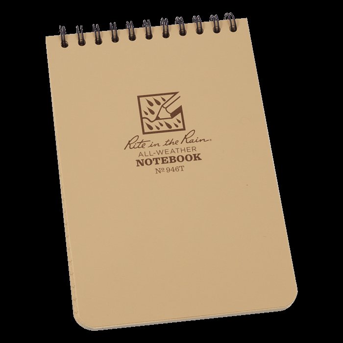 Rite in the Rain Top Spiral Notebook 4 x 6 Weatherproof Paper