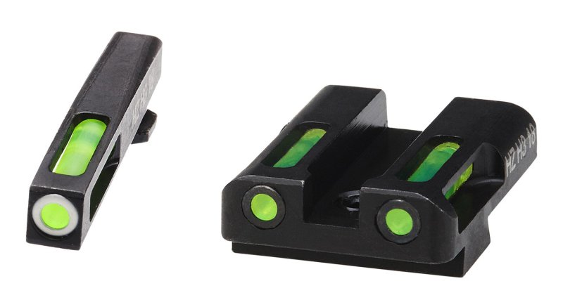 Hi-Viz GLN329 LiteWave H3 Glock Sight Set Green Tritium Fiber Optic