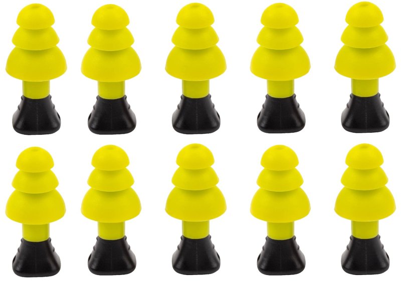 Allen ULTRX Silicone Ear Plugs 26dB Yellow 5 Pairs