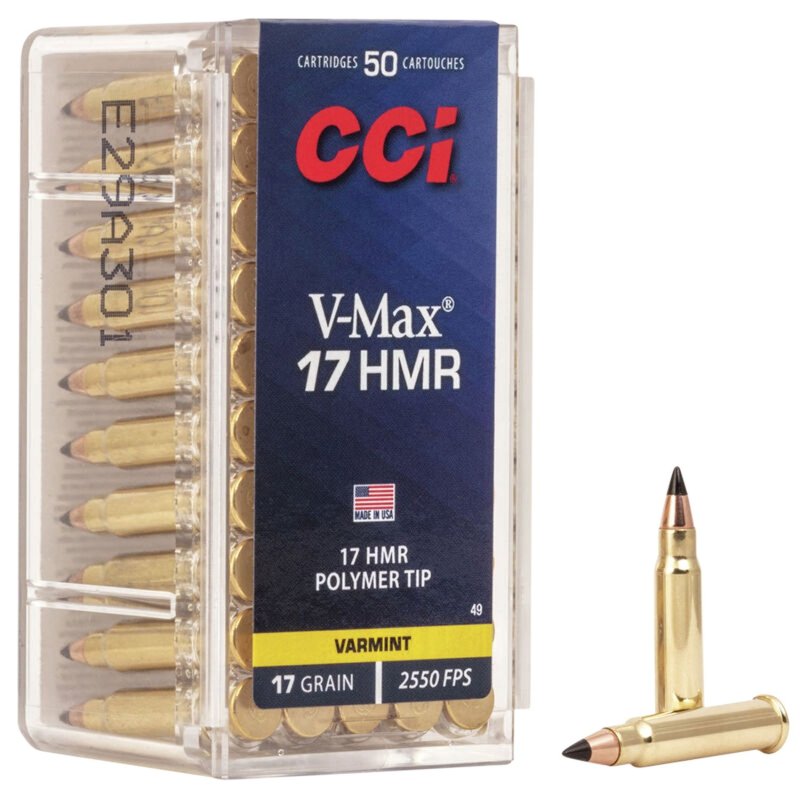 CCI 0049 VMAX 17 HMR 17 Grain Hornady V-Max 50 Per Box