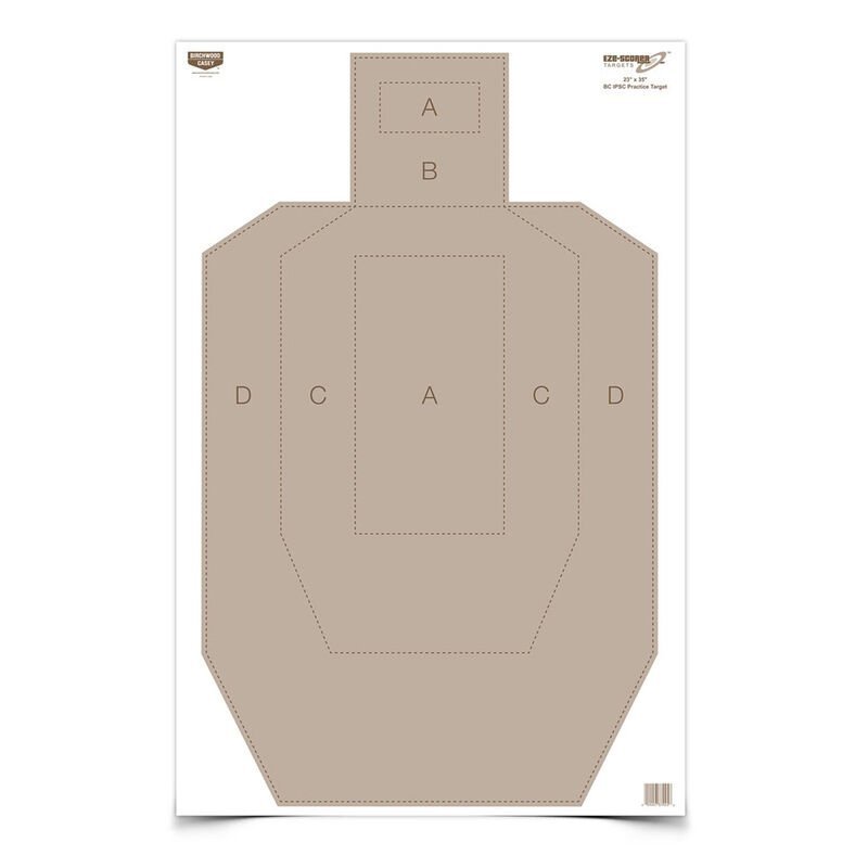 Birchwood Casey Eze-Scorer 37025 IPSC Target 23 in x 35 in Pack of 100