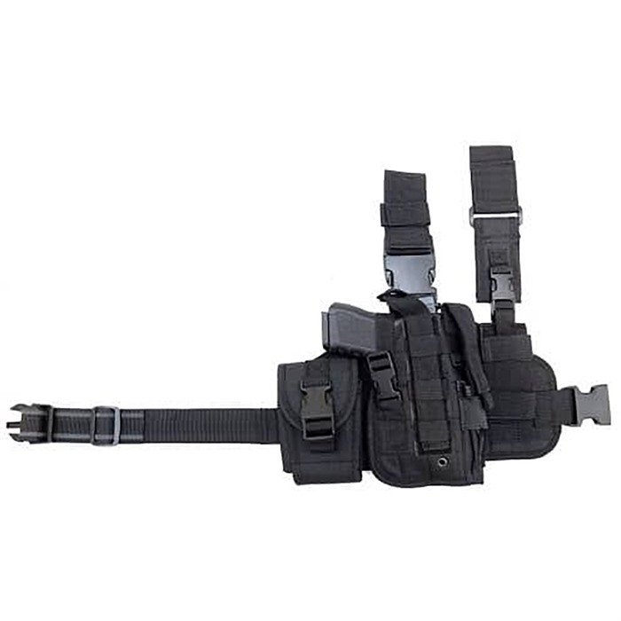 Schreck TDL01BLK Tactical Drop Leg Holster Black