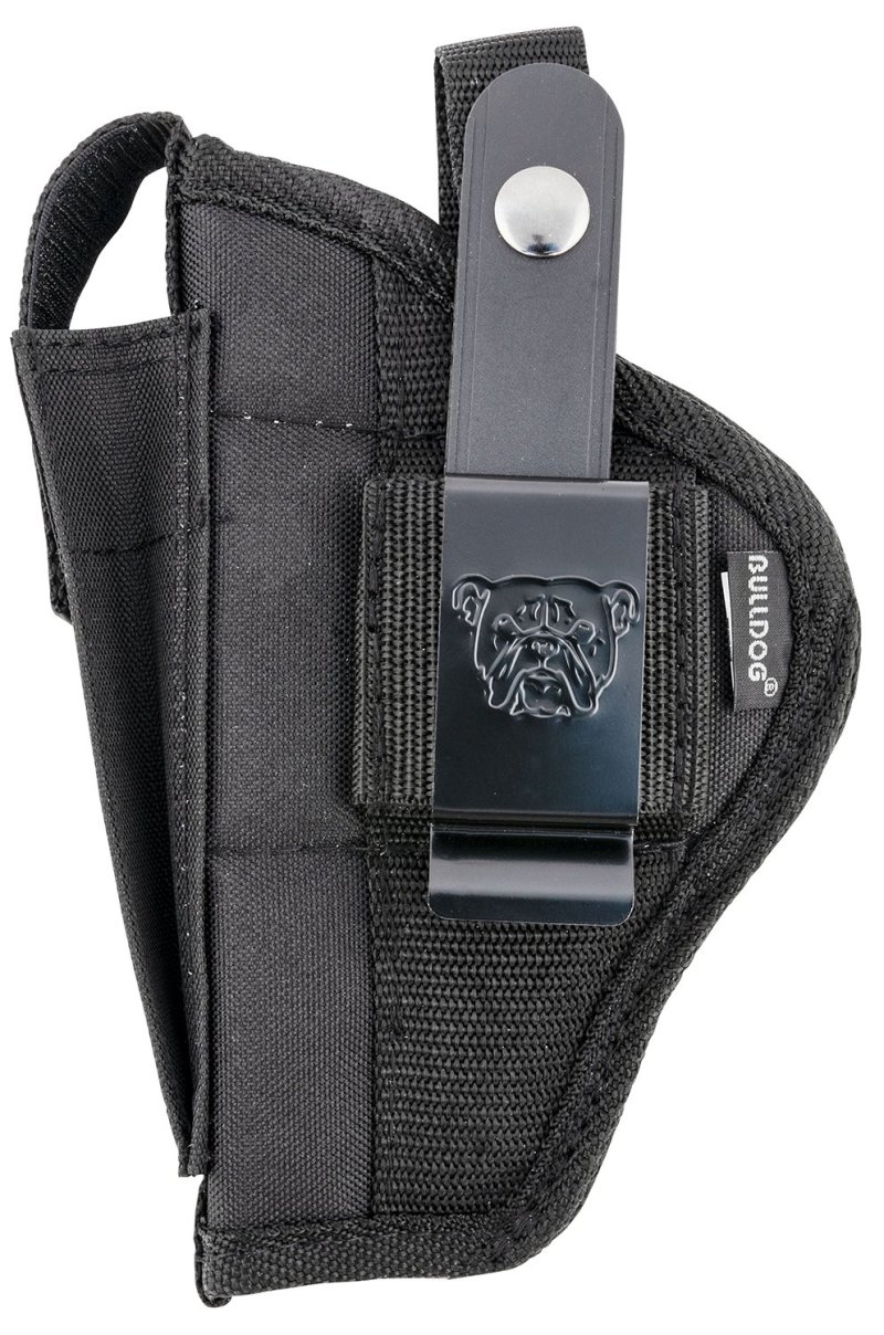 Bulldog FSN7 Extreme OWB Holster Black Nylon Ambidextrous Clip/Belt Loop