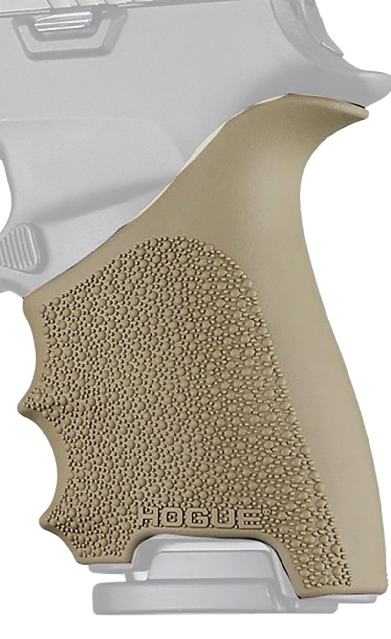 Hogue HandAll Beavertail Grip Sleeve for Sig Sauer P320 Compact FDE