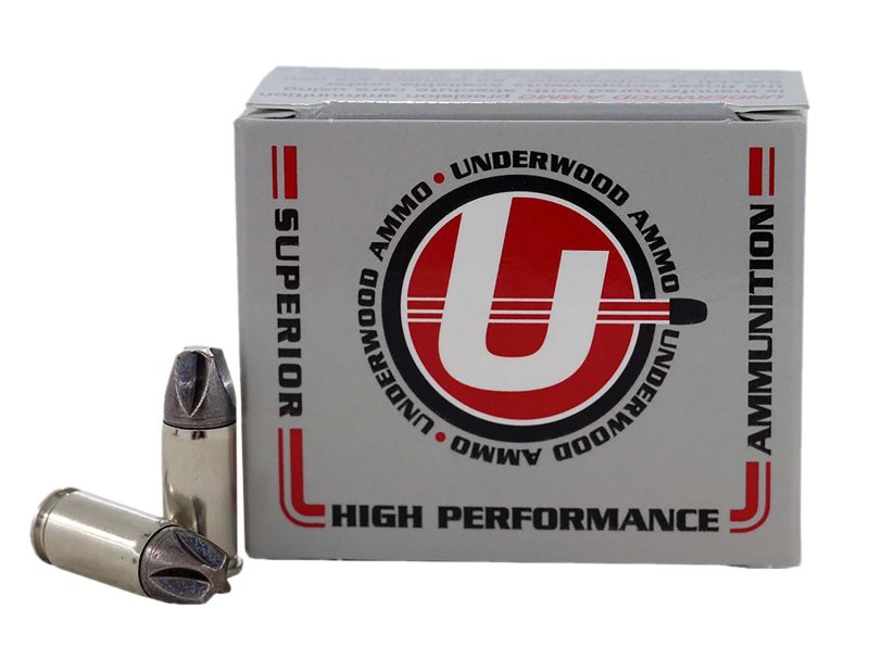 Underwood 874 9mm Luger+P 68gr 20/Box Nickel-Plated Brass