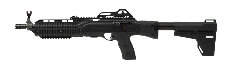 Hi-Point 995PBRACE2XRB 9mm Pistol 20+1 HiViz Sights Threaded Barrel Black