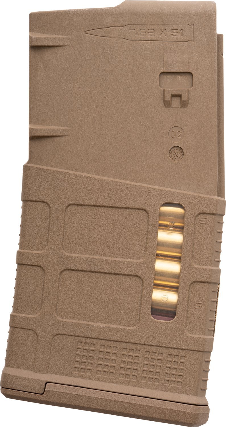 Magpul MAG1429-MCT PMAG M3 Window 7.62 20RD Coyote Tan