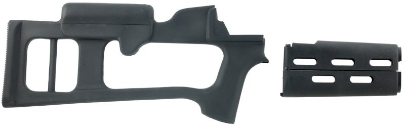 Advanced Technology MAK0100 AK-47 Stock 7.62X39 Black Polymer Thumbhole