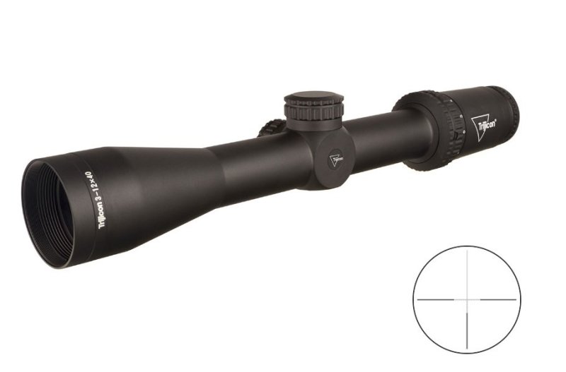 Trijicon Ascent 3-12x40 Rifle Scope 30mm Matte Black BDC Target Holds