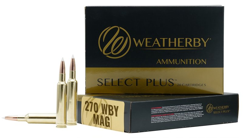 Weatherby Select Plus .270 Magnum 150Gr NP 20rd Box N270150PT