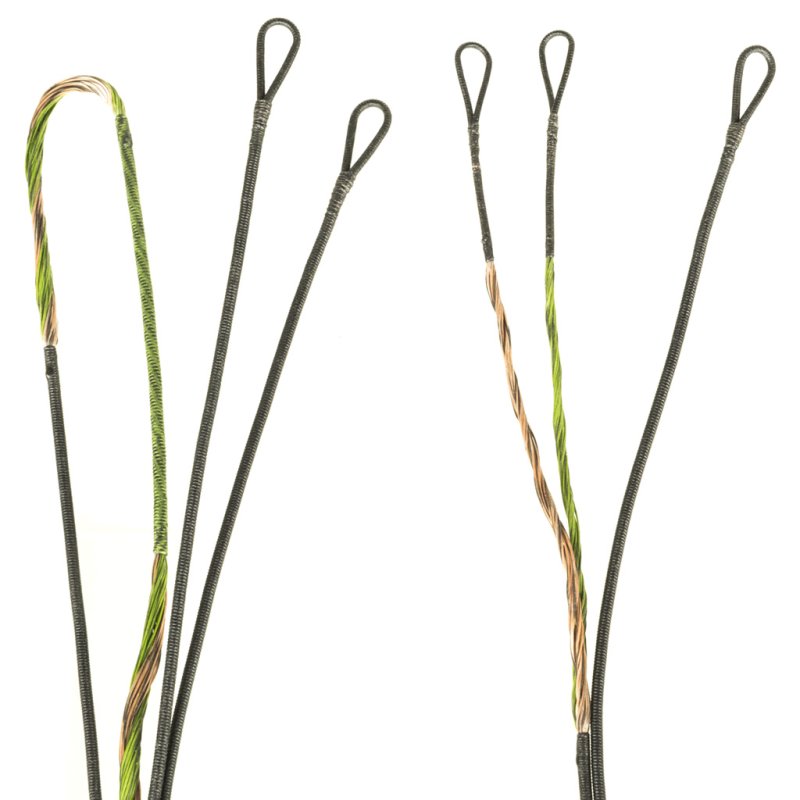 FirstString Tomkat Premium Bow String Kit Green/Brown 5227-02-0200027