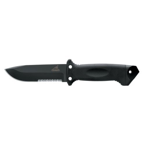 Gerber LMF III Infantry 22-41629 Serrated Fixed Blade Black