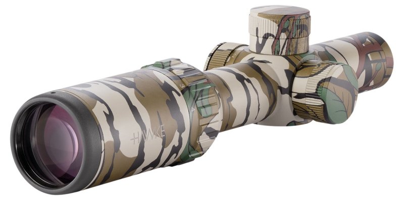 Hawke Optics Vantage IR 1-4x20mm 1" Scope Mossy Oak Camo Turkey DOT 14203