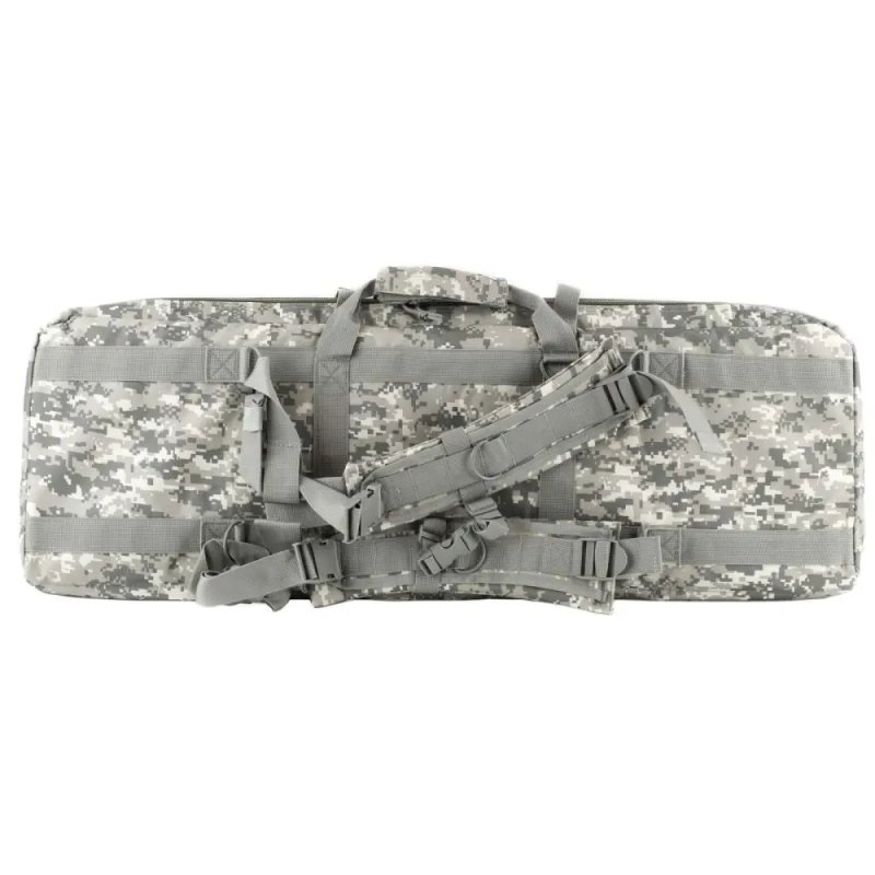 NcSTAR Double Carbine Case 36 In Padded Nylon Gray Camo