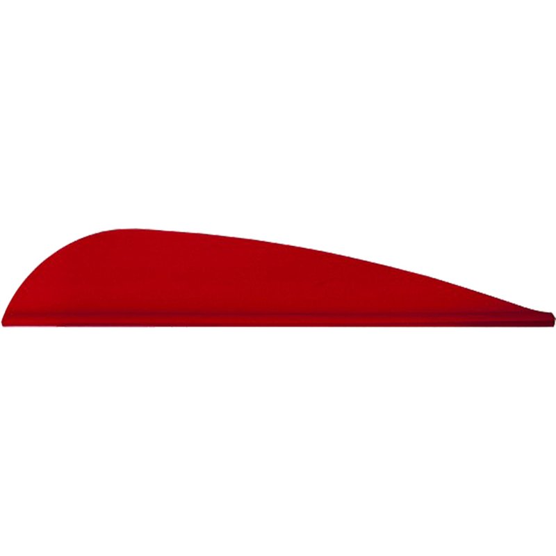 AAE TRAD26RD50 Trad Vanes Red 3 in. 50 Pack Archery Vane