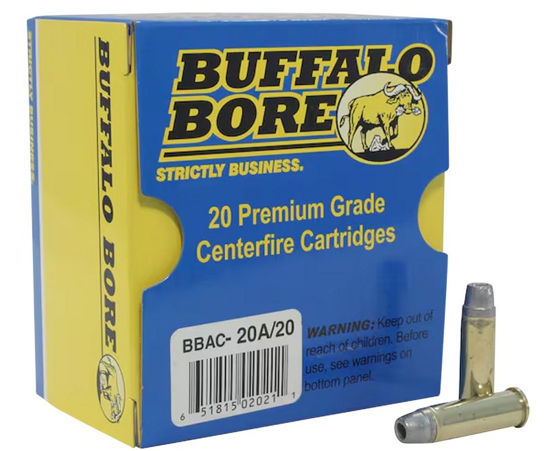 Buffalo Bore 20A20 .38 Special +P 158gr Soft Cast HP Ammo 20 Rounds