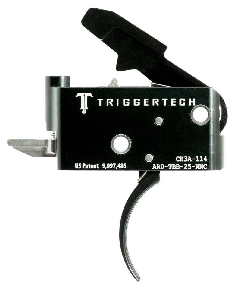 TriggerTech AR15 Adaptable Two Stage Trigger Traditional Curved