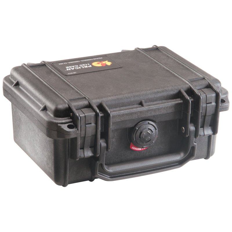Pelican 1120 Protect Case 7.5"X5"X3" Black Waterproof
