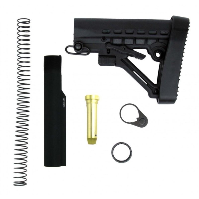 TacFire AR-15 Buffer Tube Kit Mil-Spec with QD Endplate Assembly
