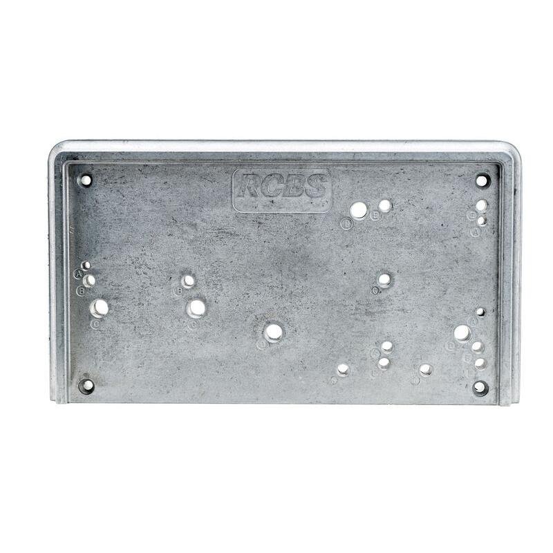RCBS 9282 Accessory Base Plate-3, 10x6x1, Aluminum, Hardware Included
