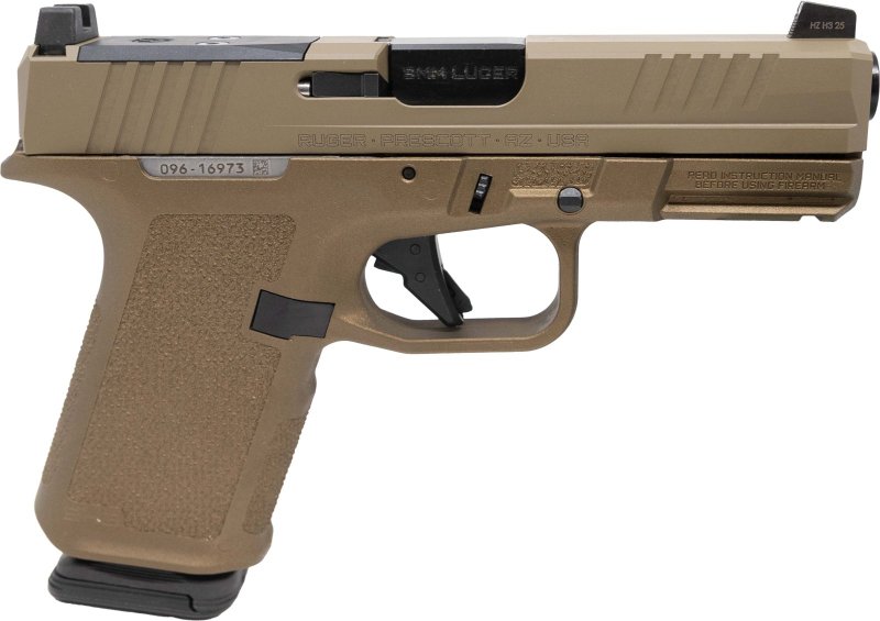 Ruger RXM 9MM Luger 4.00In 16Rd Flat Dark Earth Cerakote