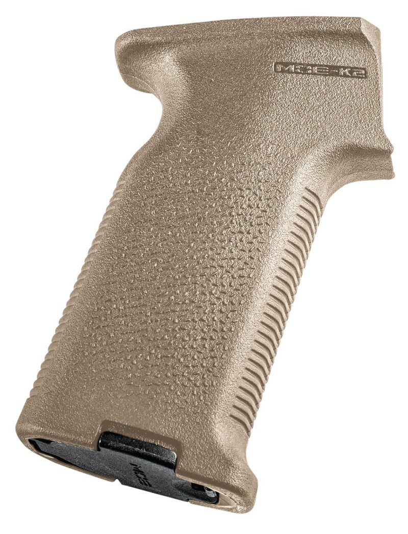 Magpul MAG683FDE MOE-K2 Grip Aggressive Texture Flat Dark Earth Polymer AK