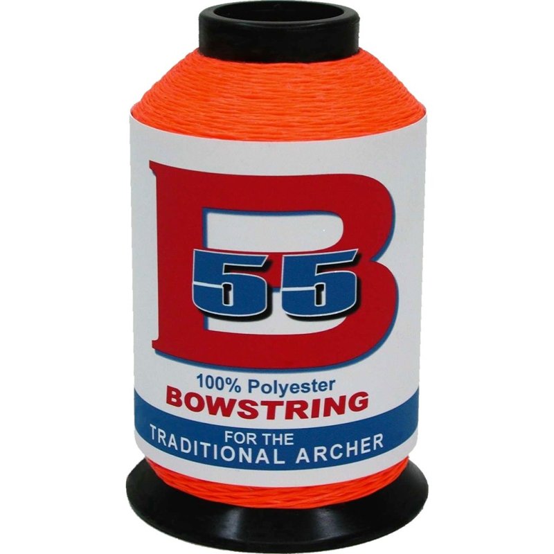 BCY B55 Bowstring Material Neon Orange 1/4 lb.