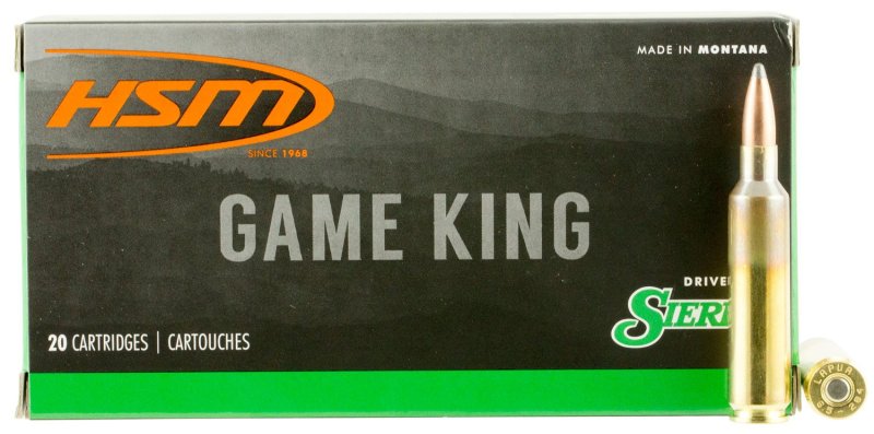 HSM 65X2843N 6.5x284 Norma 140gr Sierra GameKing Spitzer 20Rd