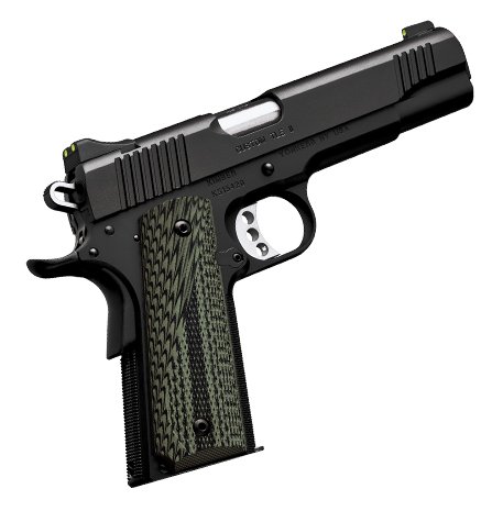 Kimber 3200347 Custom TLE II 10mm Pistol, Tritium Sights, 8rd, G-10 Grips