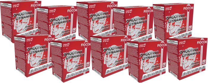 Fiocchi 12GA 2.75" 1-1/8OZ 1165FPS #7.5 Shotgun Ammo
