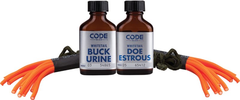 Code Blue OA1074 Double Drag Combo Deer Attractant 2 oz Doe/Buck Urine