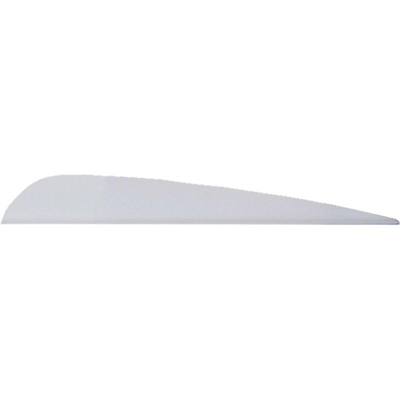 AAE Trad Vanes TRAD40WH50 White 4" 50 Pack High-Performance Archery